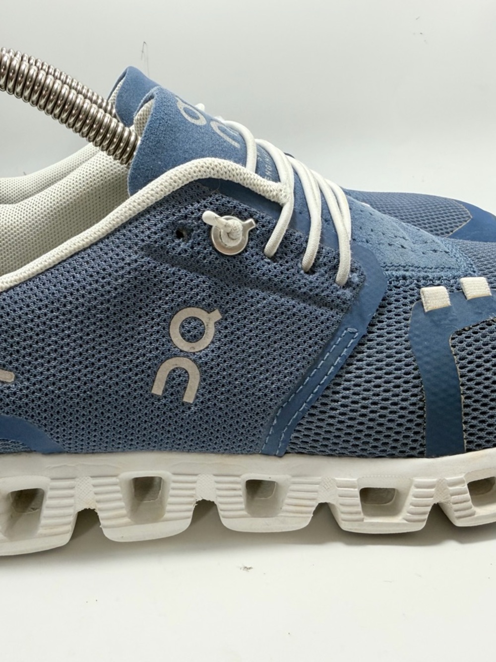 On Running Women's Sneaker in White and Olive
